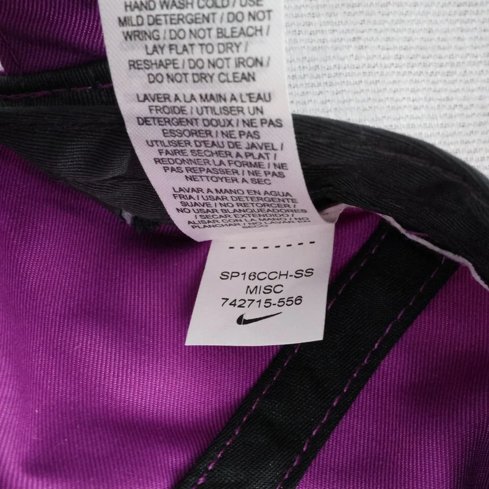 Nike Hat Womens Cap Strap Back Purple Featherlight Dri Fit Run Hike Golf Jog - Picture 5 of 15